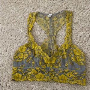 Free people lace racerback bralette
